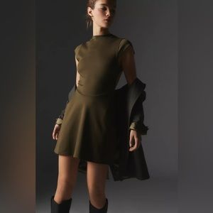 NWT Urban Outfitters olive green mini dress, size medium
